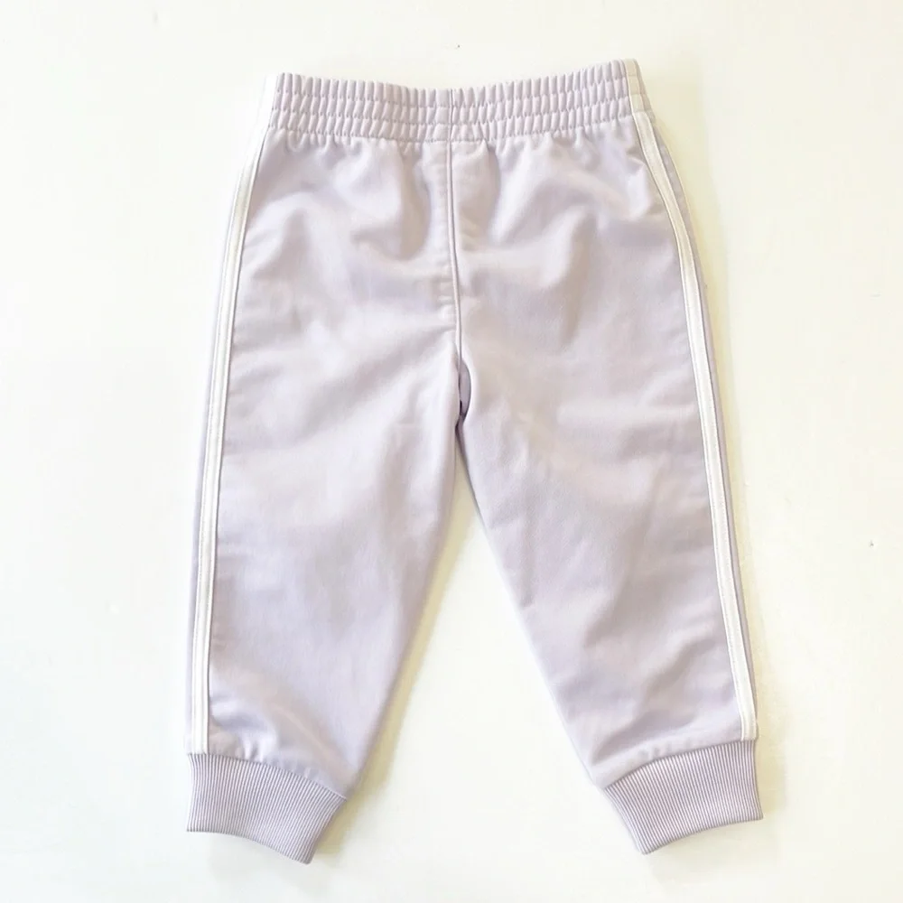 Adidas baby girls lavender sweatpants